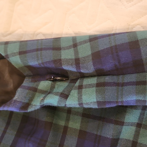 Vineyard Vines Preppy Navy Green Tartan Shift Dress Size 6 - Picture 10 of 10